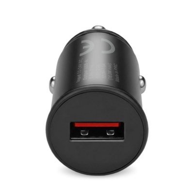 everActive Ładowarka samochodowa CC-15QC QC3.0 18W 1XUSB + kabel USB-C 1m