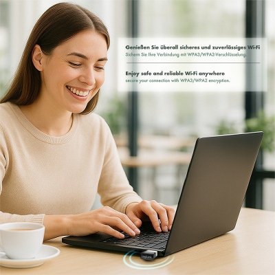 LogiLink Adapter bezprzewodowy USB WLAN, 11ac, 650Mbit