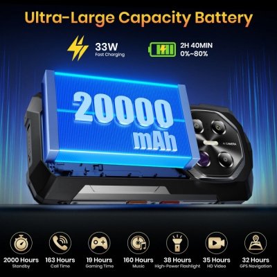 Fossibot Smartfon F113 gray CH