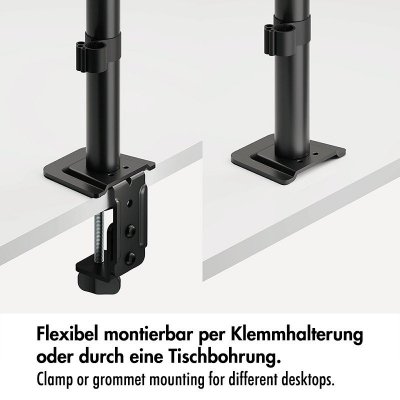 LogiLink Uchwyt na 3 monitory, 17-27 cale ,max 10kg na ramie