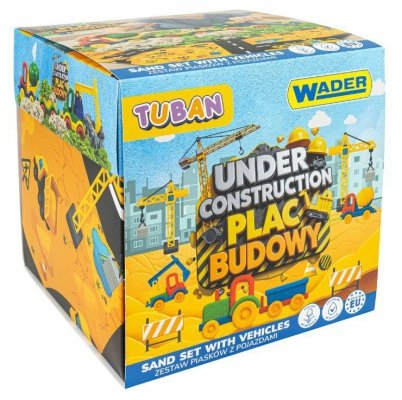 TUBAN Zestaw Piasek dynamiczny i Fluffy - Plac budowy