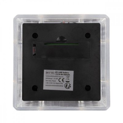 GreenBlue Lampa solarna LED na słupek GB128 WW 100x100 mm 3200K