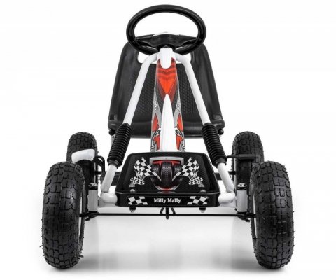 Milly Mally Gokart na pedały Thor Biały