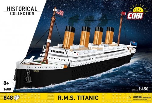 Cobi Klocki Klocki R.M.S. Titanic 848 elementów
