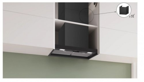 Bosch Okap zintegrowany DBB63BC60  Serie 2 czarny