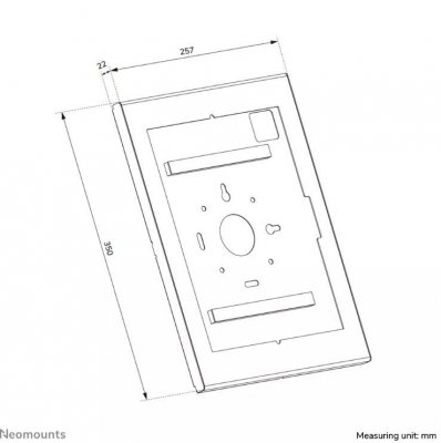 Neomounts Obudowa tabletu WL15-602BL1