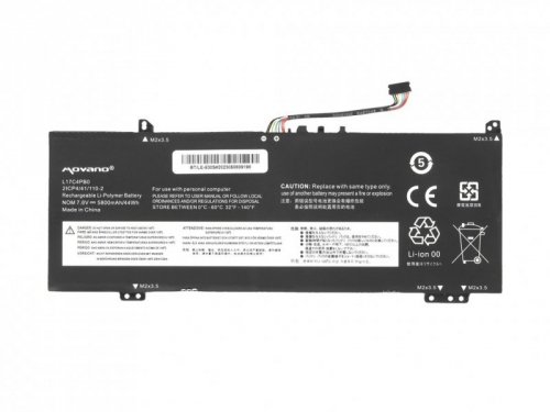 Movano Bateria L17C4PB0 L17M4PB0 do Lenovo Yoga 530-14IKB - 5800 mAh (44 Wh)