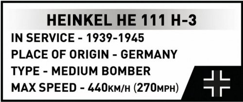 Cobi Klocki Klocki Heinkel HE 111 H-3 788 elementów