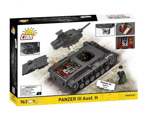 Cobi Klocki Klocki Panzer III Ausf.H 963 elementy