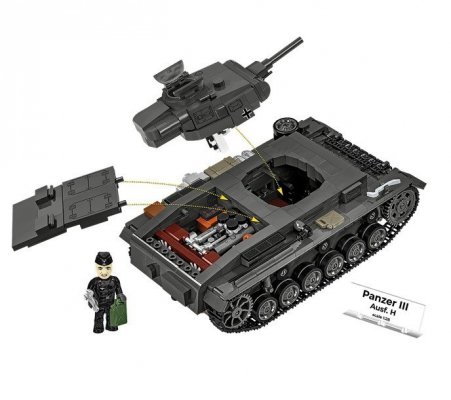 Cobi Klocki Klocki Panzer III Ausf.H 963 elementy