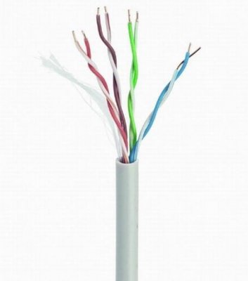 Gembird Kabel UTP KAT 5 drut AL- CU 305M szary