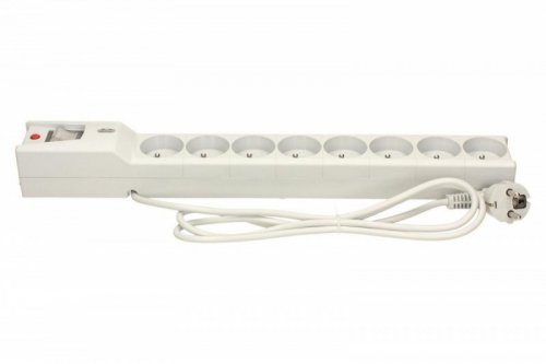 Lestar Listwa przeciwprzepięciowa LX 810, 1L, 1,5m, szara
