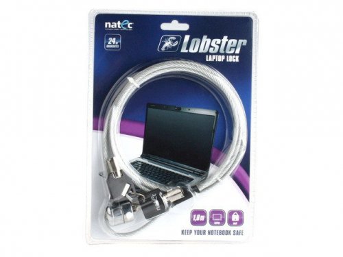 Natec Linka zabezpieczajaca do notebooka LOBSTER KEY