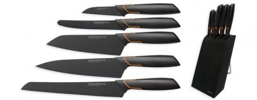 Fiskars Zestaw 5 noży w bloku Edge         1003099
