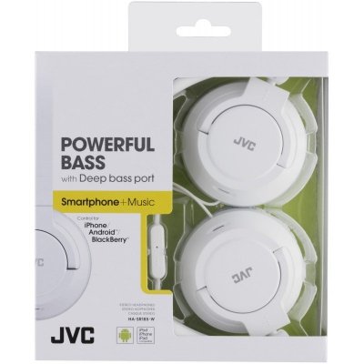 Słuchawki JVC HA-S185 Białe