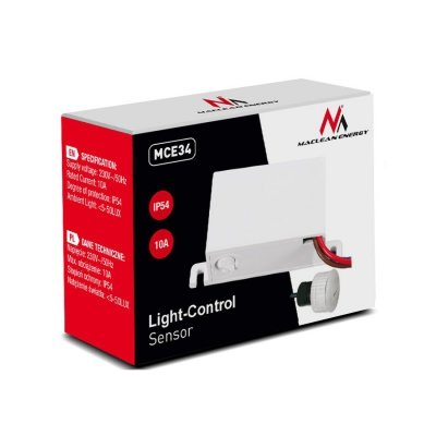 Maclean Czujnik zmierzchowy zewnętrzny (sonda) 2000W MCE34