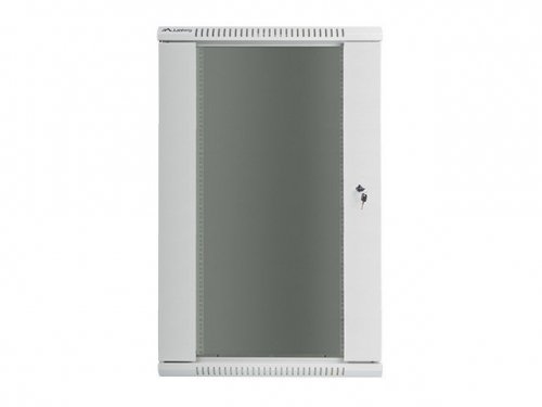 Lanberg Szafa instalacyjna wisząca 19&#039;&#039; 22U 600X450mm szara (drzwi       szklane)
