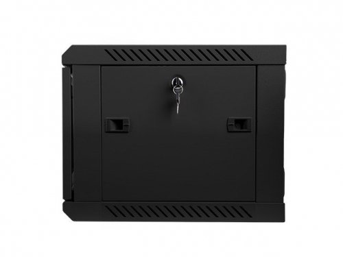Lanberg Szafa instalacyjna wisząca 19&#039;&#039; 6U 600X450mm czarna (drzwi       szklane)
