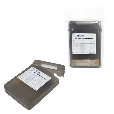 LogiLink Pudełko ochronne do HDD 3.5 cala Czarne