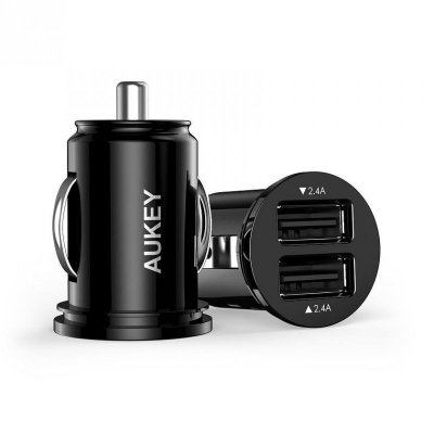 AUKEY CC-S1 ultraszybka ładowarka samochodowa 2xUSB AiPower 4.8A 24W