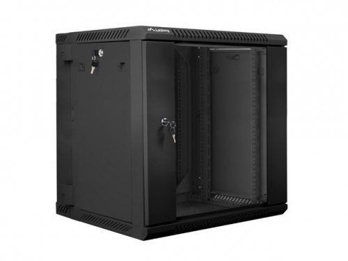 Lanberg Szafa instalacyjna wisząca dwusekcyjna 19'' 12U 600X600mm czarna