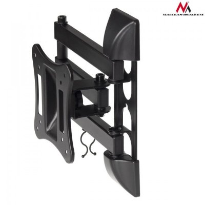 Maclean Uchwyt do telewizora  lub  monitora 13-27 cali 15 kg uniwersalny MC-719 czarny max vesa 100x100