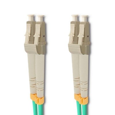Qoltec Patchcord światłowodowy LC/UPC-LC/UPC | MM | 50/125 | OM3 | 1m