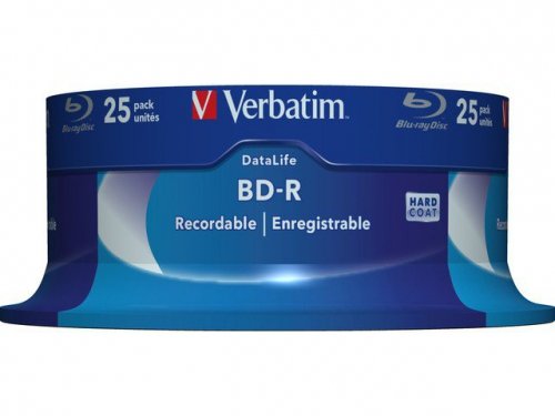 Verbatim BD-R 6x 25GB 25P CB DataLife 43837