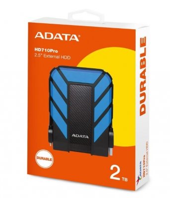 Adata DashDrive Durable HD710 2TB 2.5&#039;&#039; USB3.1 Niebieski