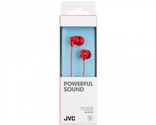 Słuchawki JVC HA-FX10 czerwone