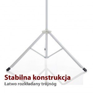 ART Ekran ręczny na statywie 4:3 120 cali 244x183cm TS-120 4:3