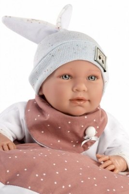 Llorens Lalka Mimi z dźwiękami 42 cm, płacze i mówi mama, papa