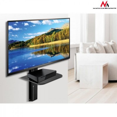 Maclean Uchwyt TV 32&quot;-55&quot; z półką na DVD 30kg VESA 400x400 MC-772