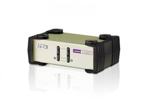 ATEN Biurkowy moduł KVM 2-portowy PS2 USB VGA CS82U