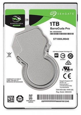 Seagate BarraCuda Pro 1TB 2,5&#039;&#039; 128MB ST1000LM049