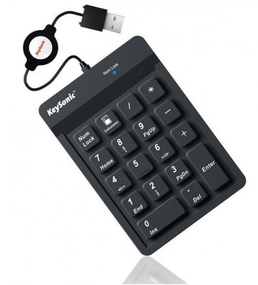 KEYSONIC ACK-118BK2 odporna na kurz, IP64