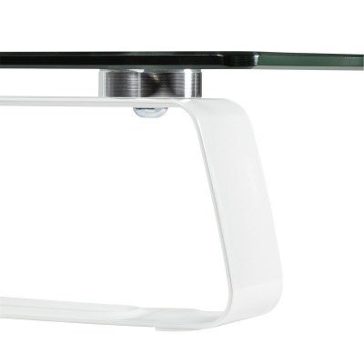 LogiLink Podstawa pod monitor, szklana, 560x210, do 20kg