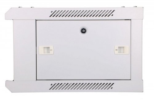 Extralink Szafka wisząca rack 4U 600x450 szara szklane drzwi