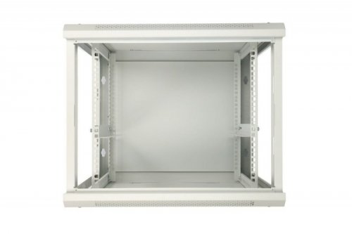 Extralink Szafka wisząca rack 12U 600x600 szara metalowe drzwi