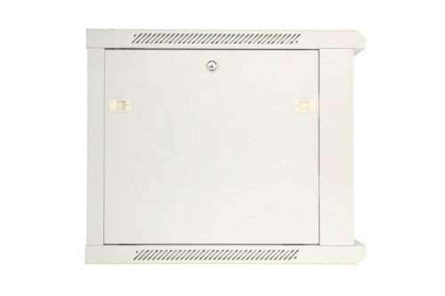 Extralink Szafka wisząca rack 12U 600x600 szara metalowe drzwi