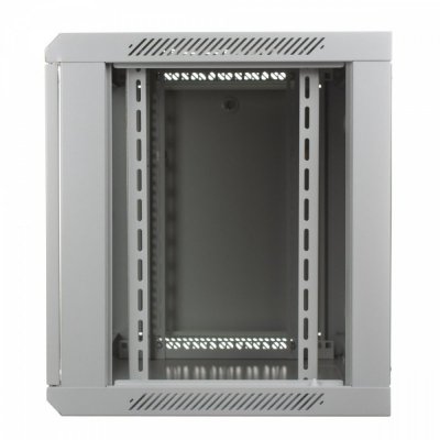 Digitus Szafa wisząca jednosekcyjna 19 cali 12U 635/600/600mm, drzwi szklane, szara (RAL 7035)