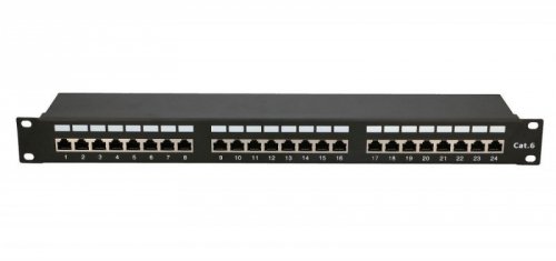Extralink Patchpanel 24 porty CAT6 STP V2