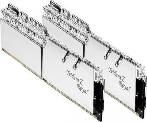 G.SKILL Pamięć do PC DDR4 32GB (2x16GB) TridentZ Royal RGB DDR4  3200MHz CL16 XMP2 srebrna