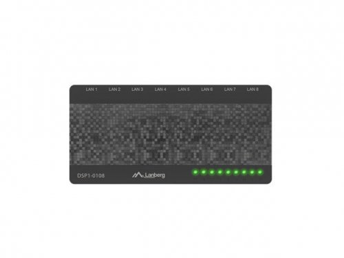 Lanberg Switch DSP1-0108 8-PORT 100M/S DESKTOP DSP1-0108