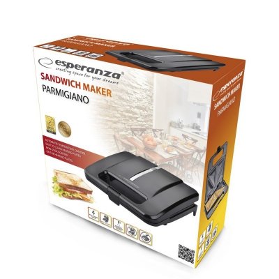 Esperanza Opiekacz do kanapek 1000W Pargamino