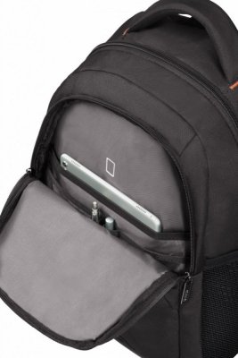 AMERICAN TOURISTER Plecak na laptopa AT WORK 15.6 czarno-pomarańczowy