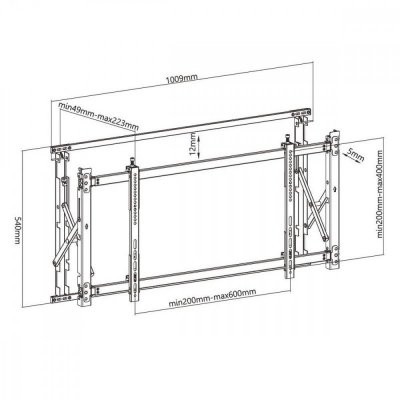 Maclean Uchwyt do TV 46-52 Digital Signage MC-845