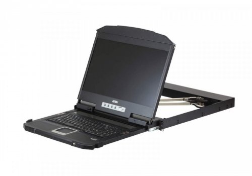 ATEN Konsola Short Depth USB HDMI DVI VGA Dual Rail LCD