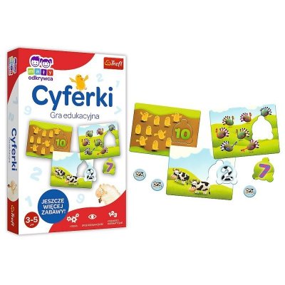 Trefl Gra Cyferki  Mały Odkrywca
