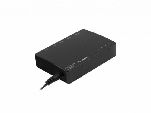 Lanberg Switch POE + Desktop 5 port 1GB DSP3-1005-60W